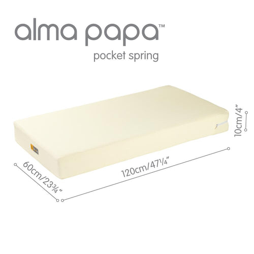 alma papa cot bed mattress
