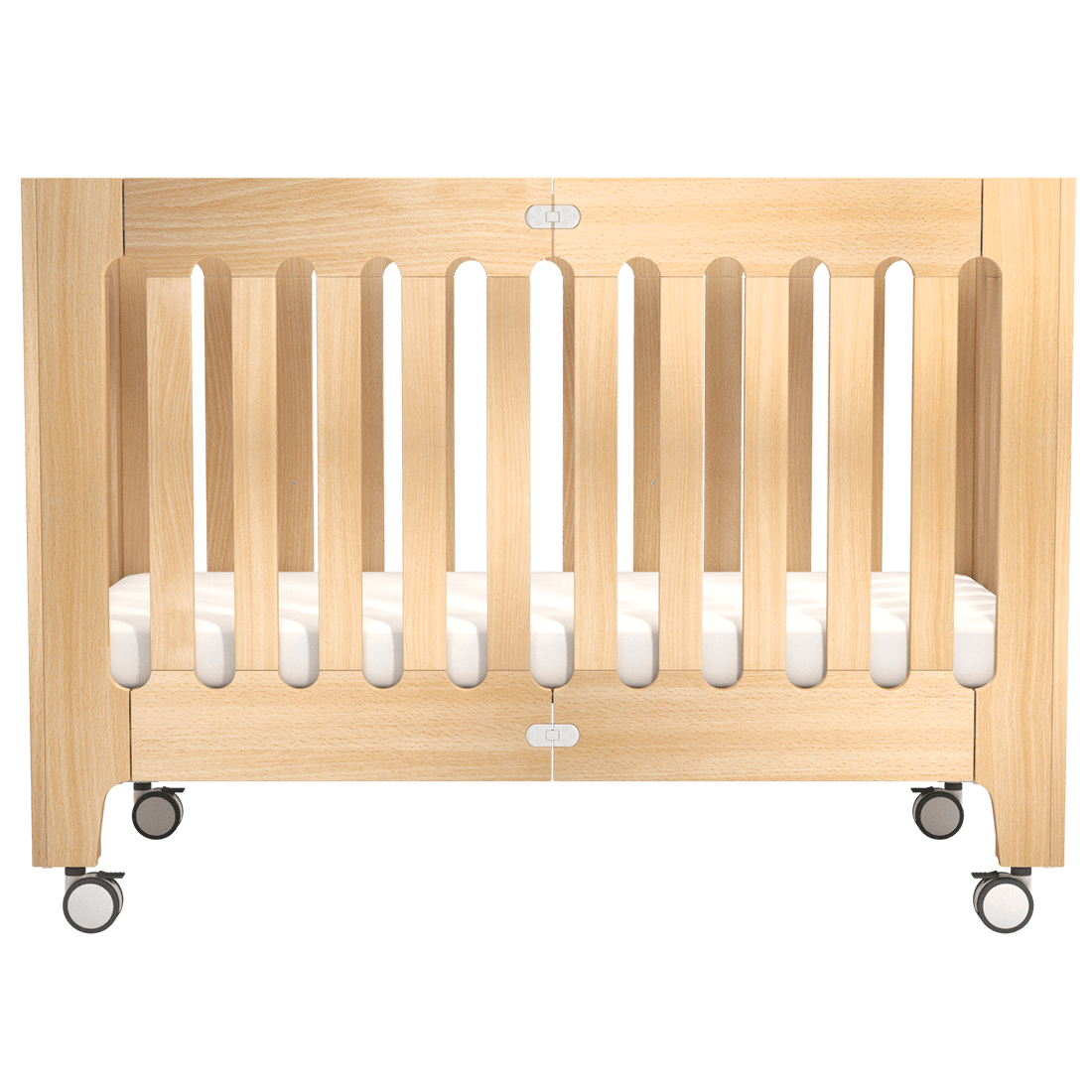 alma max standard convertible cot bed + mattress