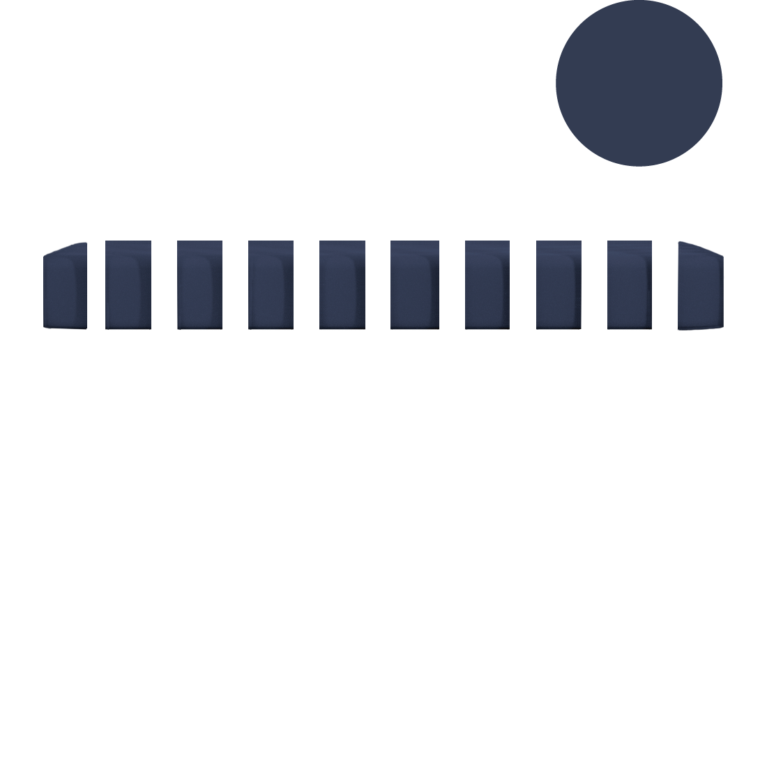 navy blue organic | variant=navy blue organic, view=bassinet