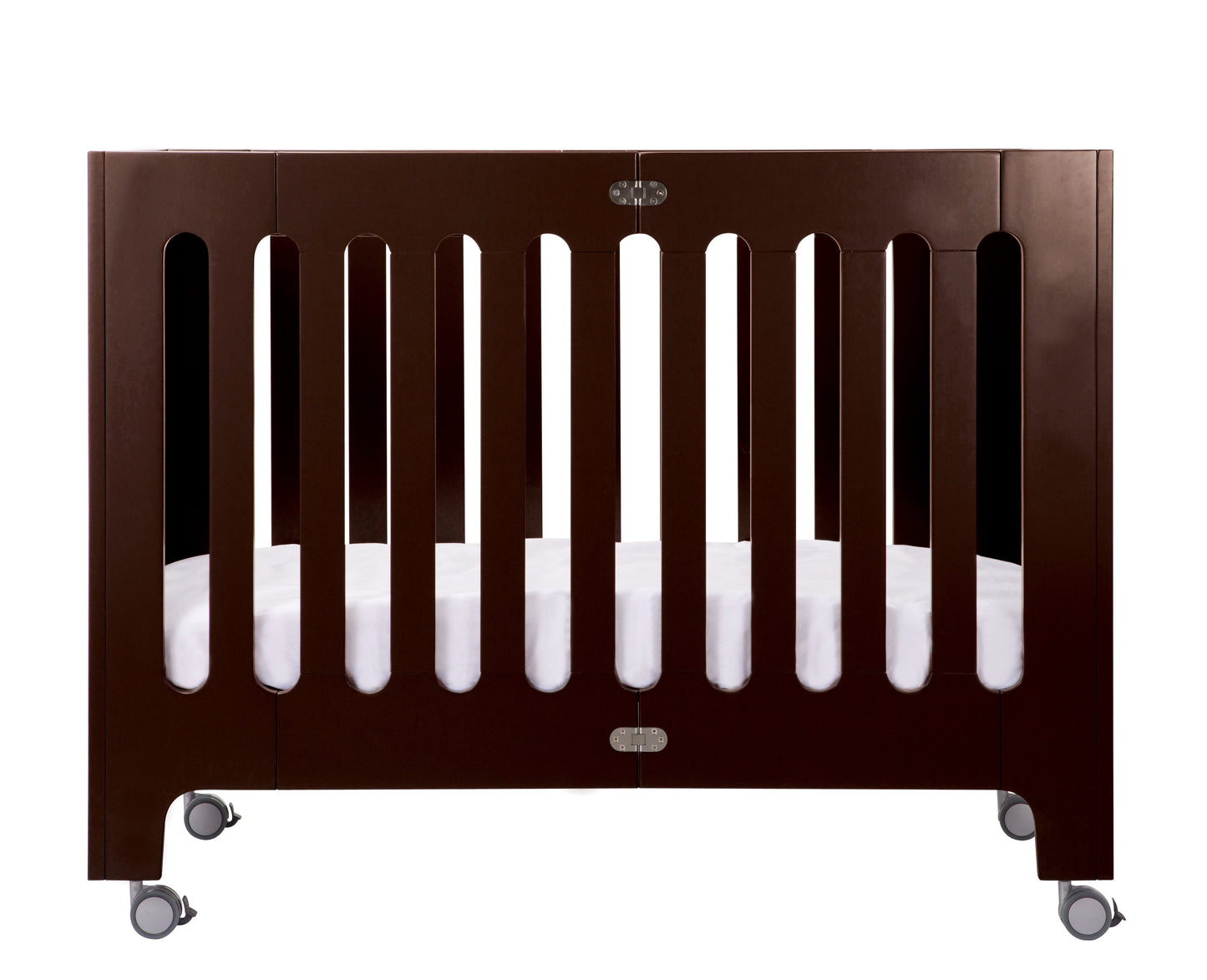 alma papa convertible folding cot bed + mattress