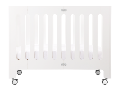 alma papa convertible folding cot bed + mattress