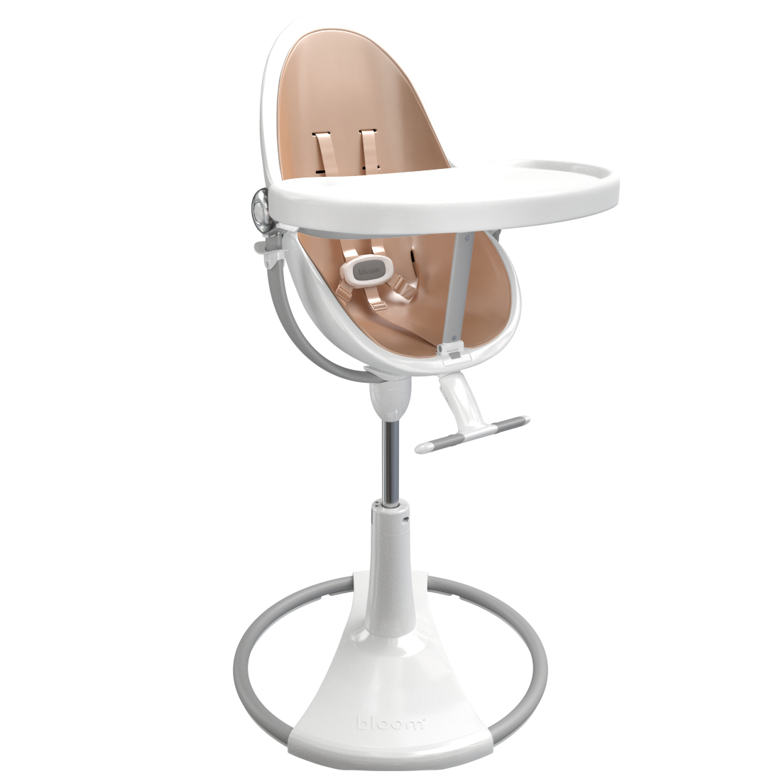 white / rose gold | variant=white / rose gold, view=highchair