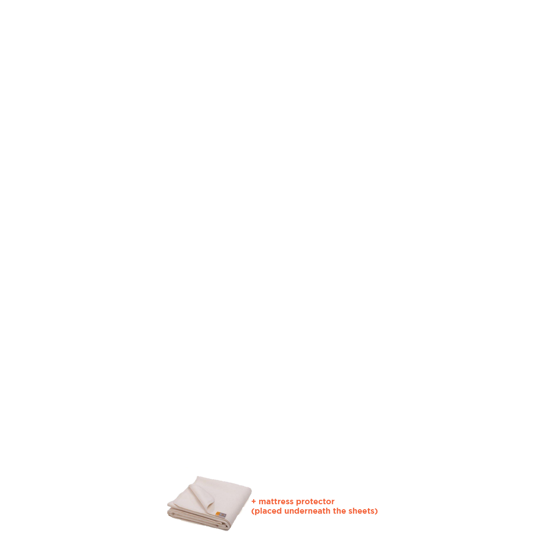 alma grow cot mattress protector