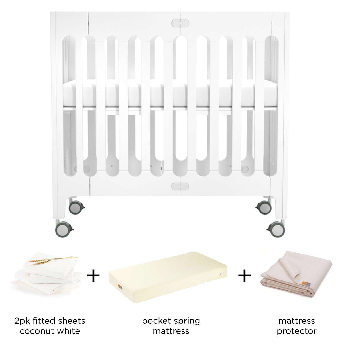 alma mini cot bundle